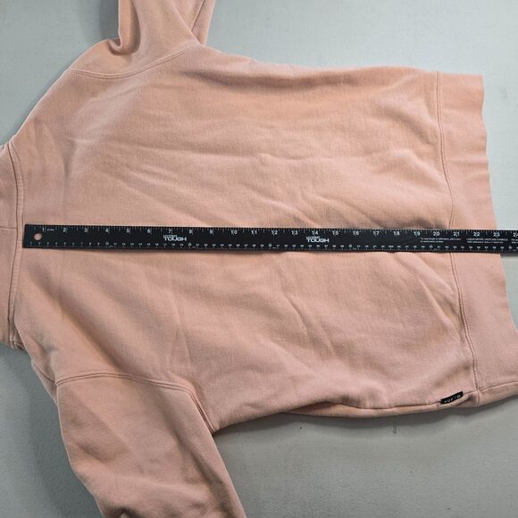 Huf Hoodie Women's XS Peach Pink Long Sleeve Drawstrings Pockets Pullover - Picture 8 of 14